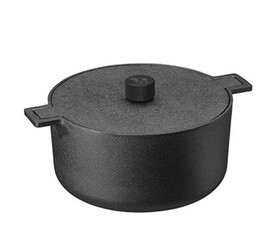 Skeppshult NOIR Garnek Żeliwny z Pokrywką 5 l