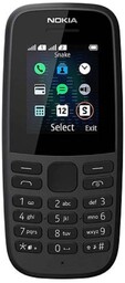 TELEFON GSM NOKIA 105 2019 CZARNY DLA SENIORA