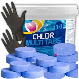 Chlor Multi Tabletki 25x 200G 3W1 Duże 5KG