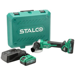 STALCO Szlifierka kątowa akumulatorowa STALCO AGS20-125BL + Akumulator