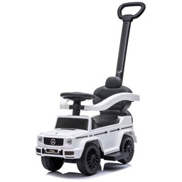 SUN BABY Jeździk Mercedes Benz G350d Biały rączka