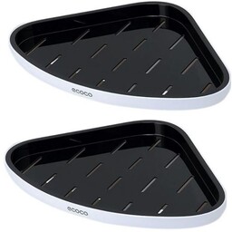 2x Półka Łazienkowa Narożna Pod Prysznic Ecoco