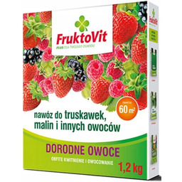 Nawóz do truskawek, malin i innych owoców. Granulat