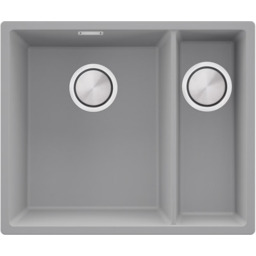 Zlewozmywak podwieszany PRIMAGRAN Londyn 60cm Duo Szary