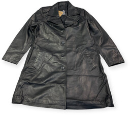 Skórzany płaszcz damski Real Leather XL