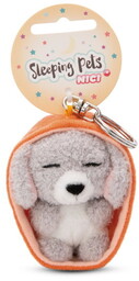 NICI 49991 Brelok Sleeping Pets pies pudel szary