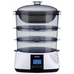 Parowar Amica PT3011 900W 8,5L 3pojemniki 6programów LCD