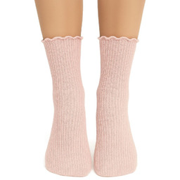 Skarpetki Nana 577 pink/silver