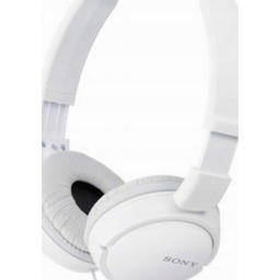Słuchawki Sony MDR-ZX110APW Białe z mikrofonem przewodowe nauszne