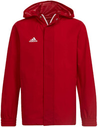 Kurtka dla dzieci adidas Entrada 22 All-Weather czerwona