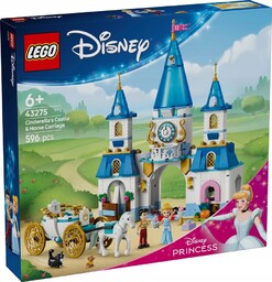 Klocki Lego Disney 596 elementów Zamek Kopciuszka