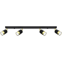 Sollux Sypialniana lampa sufitowa SL.1072 nad łóżko czarna