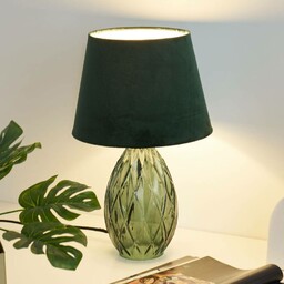 Pauleen Crystal Velvet lampa stołowa szklana stopa