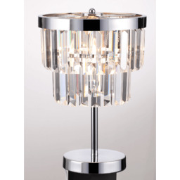 Light Prestige Stołowa lampa glamour Vetro LP-2910/1T stojąca