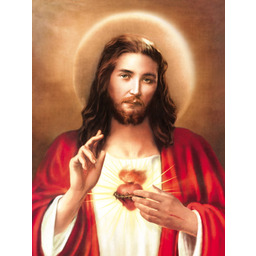 Plakat religijny Jezus Chrystus - Serce Jezusa