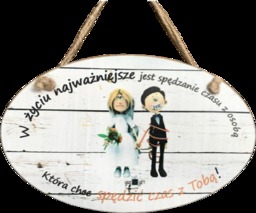 Tabliczka drewniana - W życiu najważniejsze jest spędzenie...