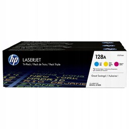 Nowy 3pak Toner 128A CF371AM Hp Color LaserJet