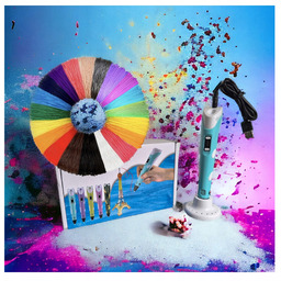 Długopis 3d różowy niebieski 310 metrów filement wkładów