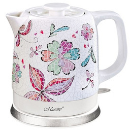 MAESTRO Czajnik elektryczny ceramiczny 1,5L 1500W MR-068-FLOWERS