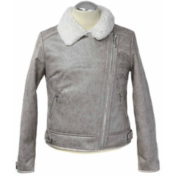 Mayoral 7472 beżowa kurtka z kożuszkiem 162