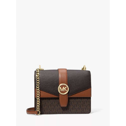 Michael Kors torebka listonoszka skóra ekologiczna brązowa