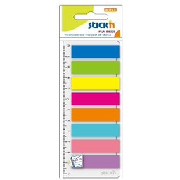 Zakładki STICK''N paski + linijka 12 X 45