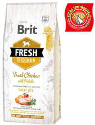 Brit Fresh Dog Adult Chicken/Potato Great Life -