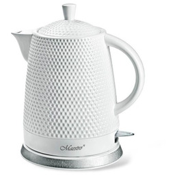 MAESTRO Czajnik elektryczny ceramiczny 1,5L 1500W MR-069-WHITE