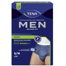 TENA Men Pants Plus S/M, 30 szt -