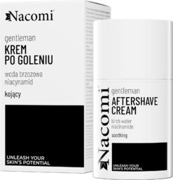 Nacomi Gentelman, kojący krem po goleniu z wodą