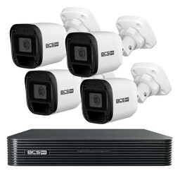 Zestaw CCTV 5Mpx IP 4 kamery BCS-B-IP1(SET) BCS