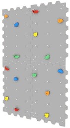 ścianka wspinaczkowa Game szary kolorowy