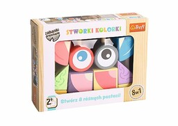 Trefl, zabawka drewniana Stworki Kolorki