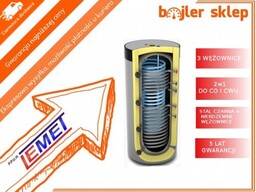 Zbiornik higieniczny SPIRO LEMET 300L/4 2w 2 WĘŻOWNICE