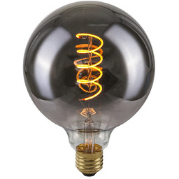 Żarówka LED E27 4W 2200K G125 Spiral Smoke