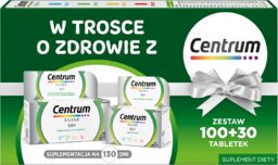 Zestaw Centrum Silver 50+, 100 + 30 tabletek
