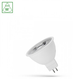 LED MR16 12V 6W SMD 55st CW