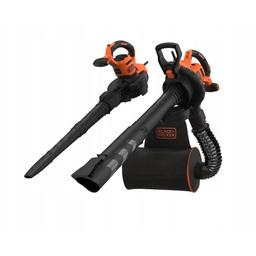 dmuchawa odkurzacz rozdrabniarka 3000W, 72l, Black+Decker [BEBLV300-QS]