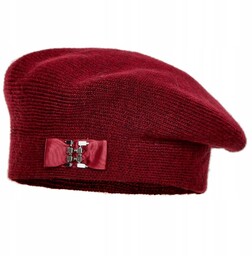 Beret damski TESSA Bordo