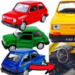 Polski Fiat 126 P Auto Model Metalowy Maluch