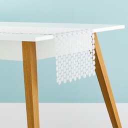 Bieżnik Douglasa 35x180 cm z motywem kwiatowym