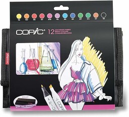 COPIC Classic Markers 12er Set "Bright Colours" in