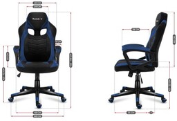 Huzaro Fotel gamingowy HZ-Force 2.5 Blue Mesh
