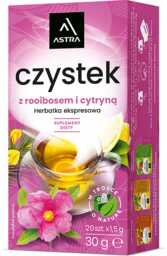 Astra Czystek z Rooibosem i Cytryną EX20 30g