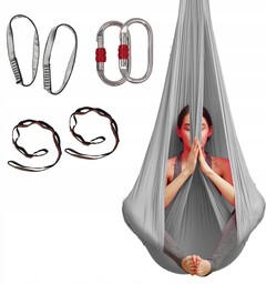 Szarfa akrobatyczna chusta aerial silk wielofunkcyjna 4 metrów