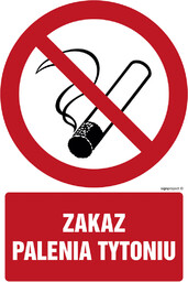 GC036 ZAKAZ PALENIA TYTONIU, TS - PŁYTA TD