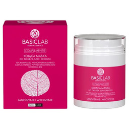 BasicLab Łagodzenie i Wyciszenie Kojąca maska do twarzy,