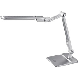 Lumes Srebrna lampka do biurka LED ściemniana S265