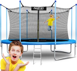 Trampolina ogrodowa 15ft/465cm z siatką wewnętrzną i drabinką