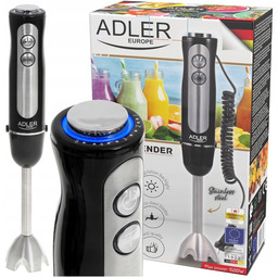 Blender ręczny Ad 4625 Black 5 prędkości, Turbo,